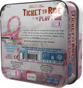 Ticket to Ride: Play Pink achterkant van de doos