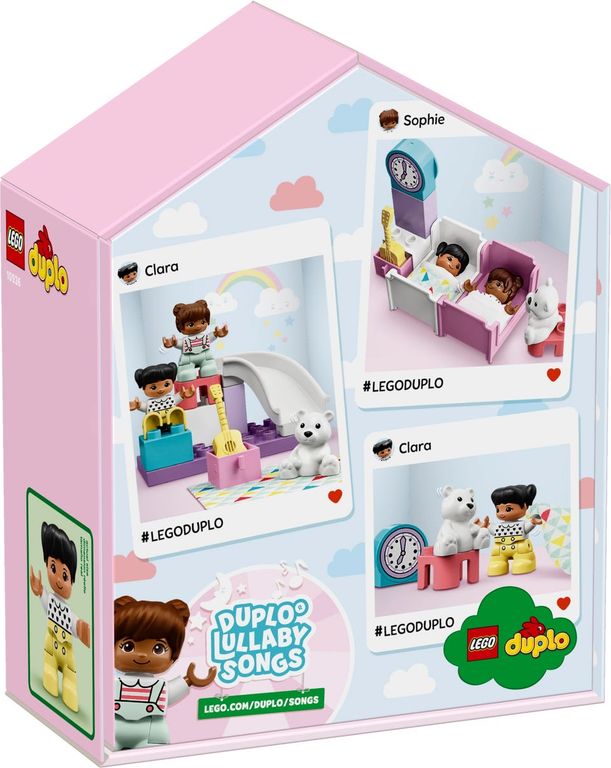 LEGO® DUPLO® Kinderzimmer-Spielbox rückseite der box