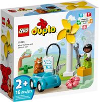 LEGO® DUPLO® L'éolienne et la voiture électrique