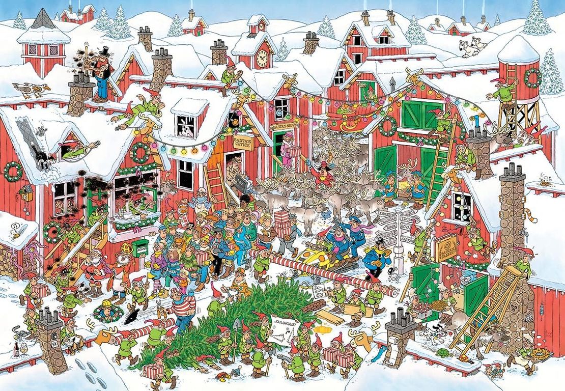 Das Dorf des Weihnachtsmanns - Jan van Haasteren