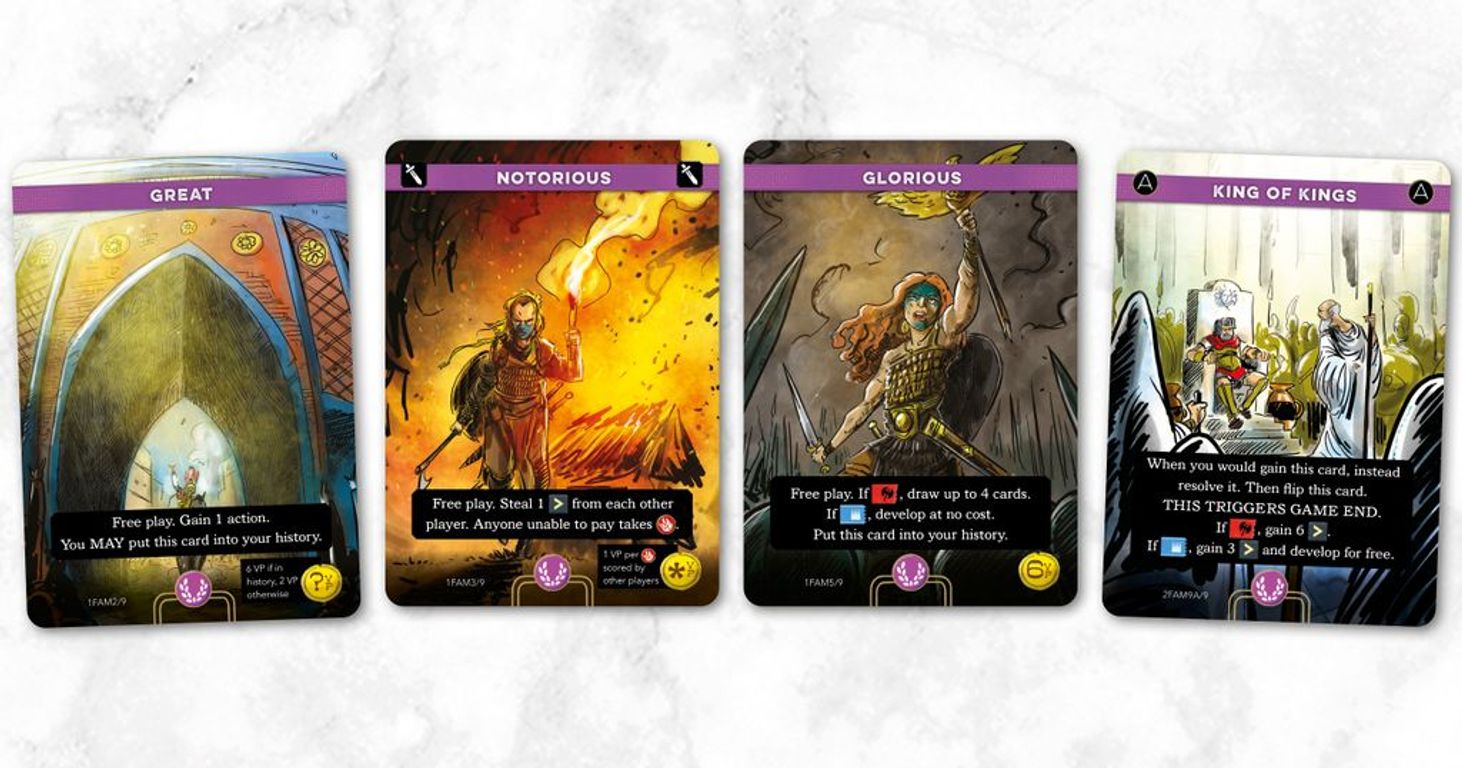 Imperium : Antique cartes