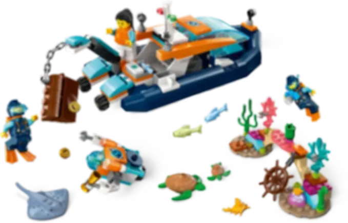 LEGO® City Le bateau d’exploration sous-marine