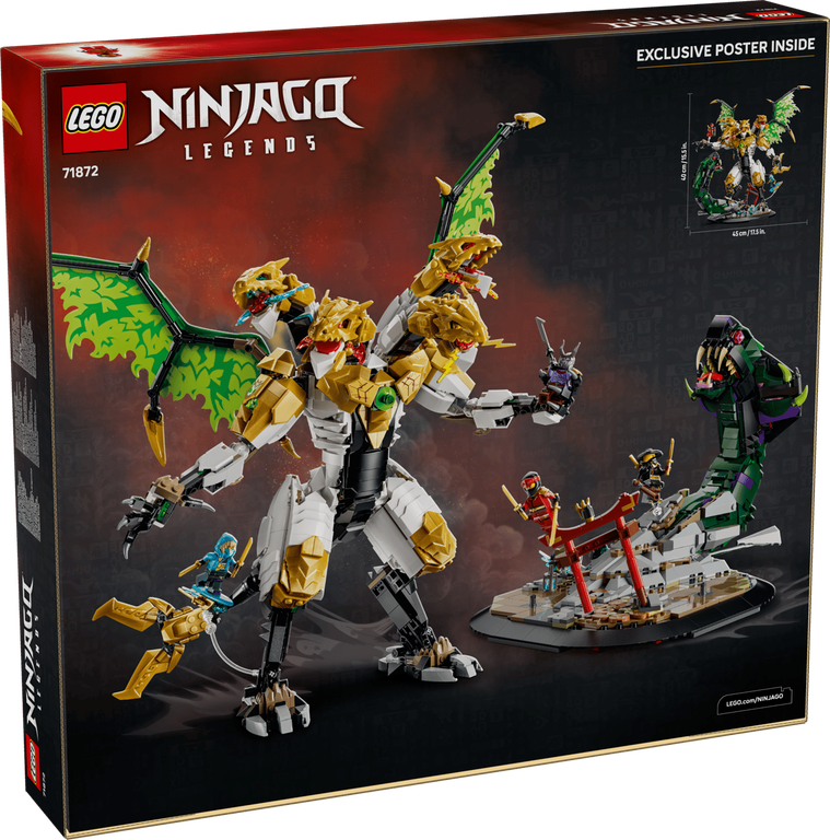 LEGO® Ninjago Ultra Dragon Battle parte posterior de la caja
