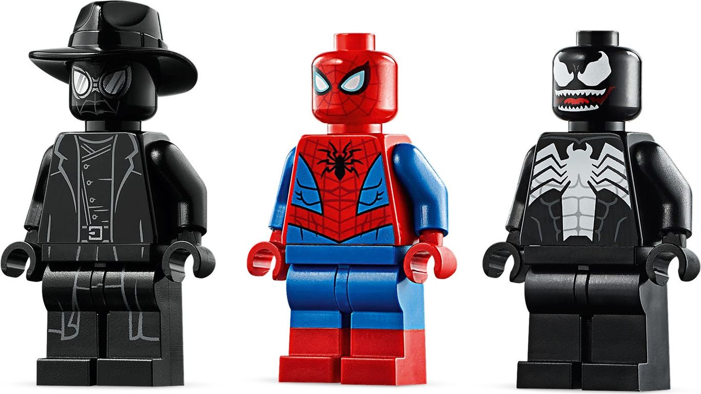 LEGO® Marvel Spiderjet vs. Venom Mech minifigures