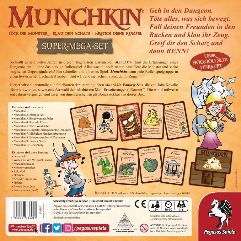 Munchkin Super-Mega-Set torna a scatola