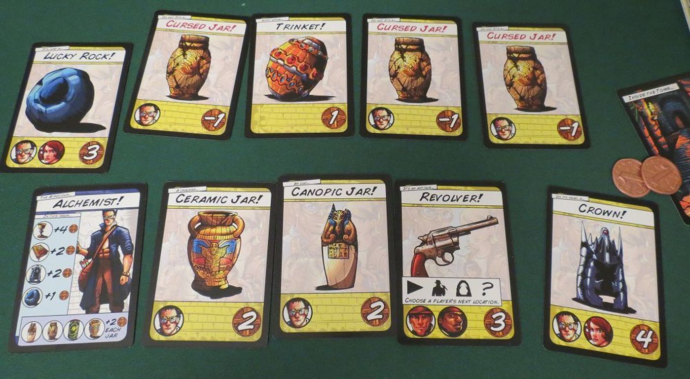 Tomb Trader cartas