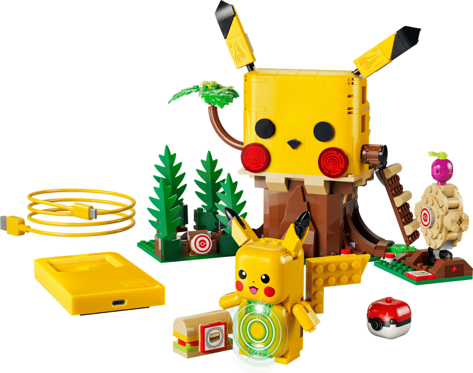 LEGO® Pokémon™ SMART Play™: Training House with Pikachu components