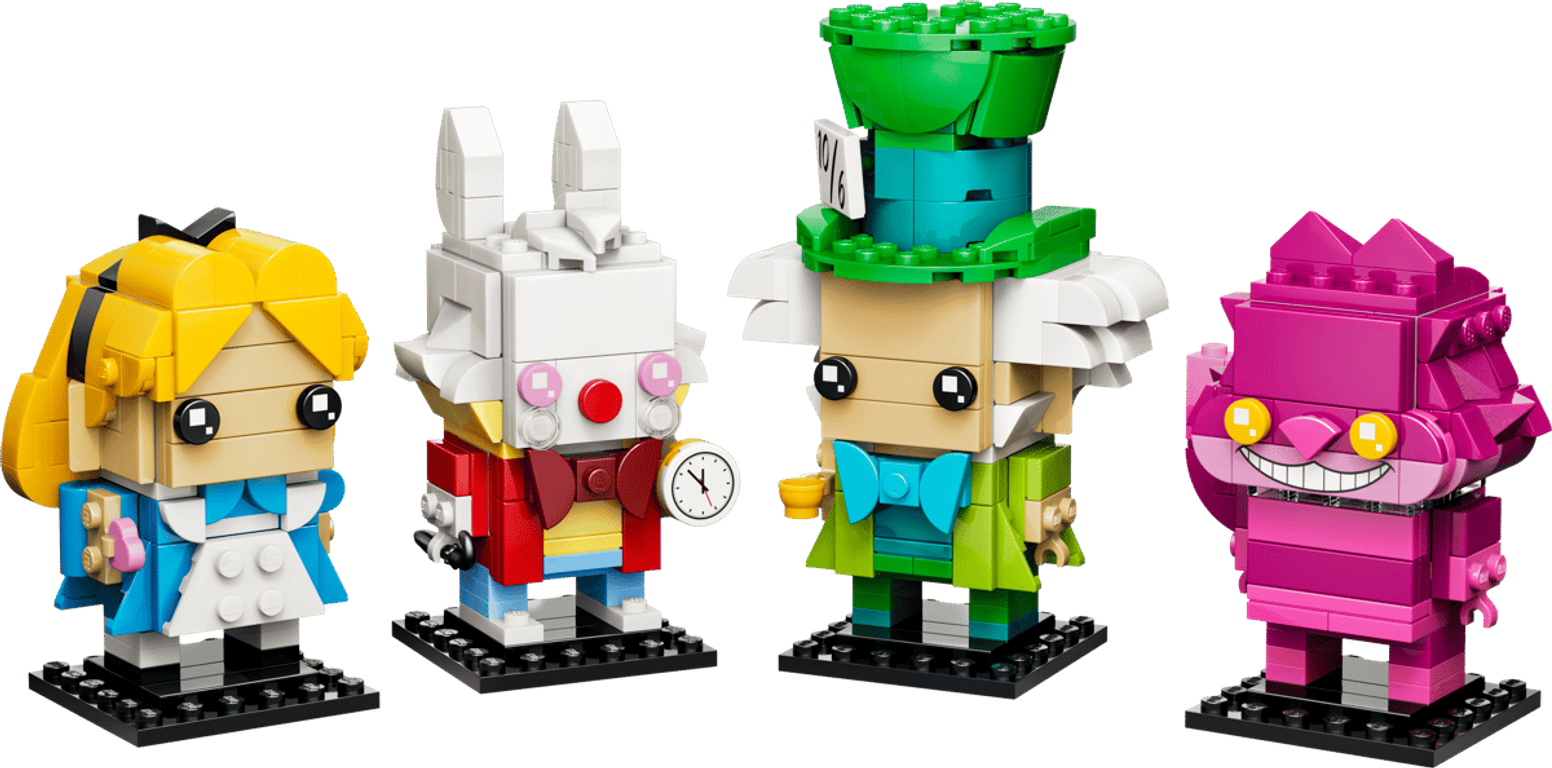 LEGO® BrickHeadz™ Alice in Wonderland components
