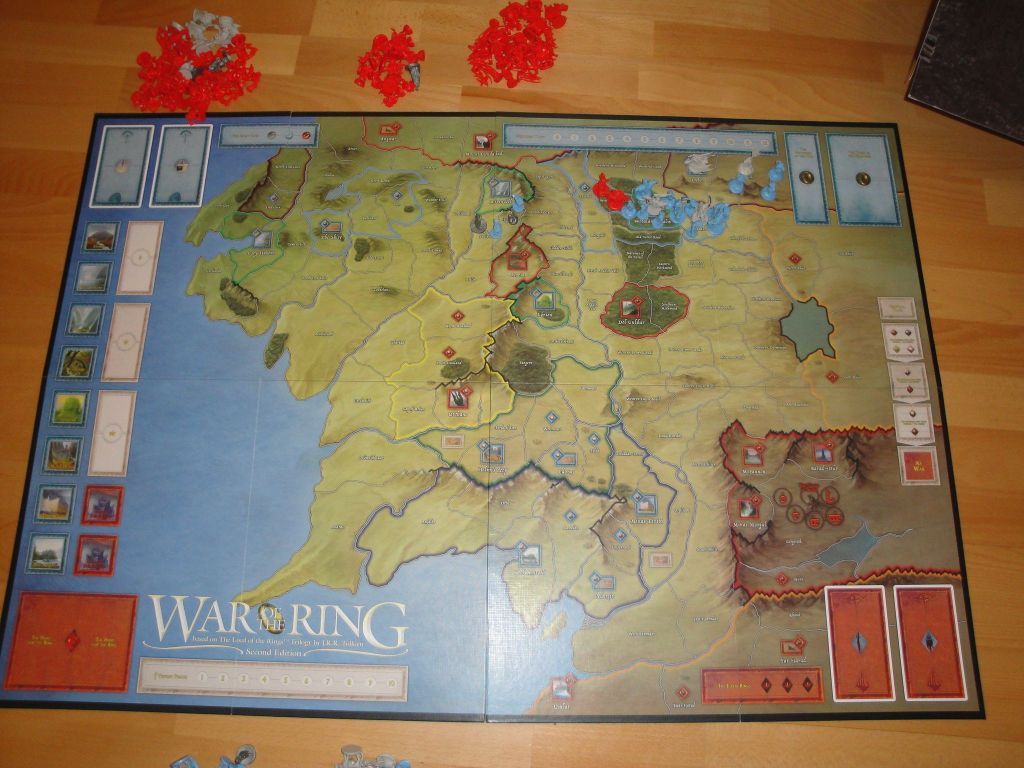 War of the Ring game board