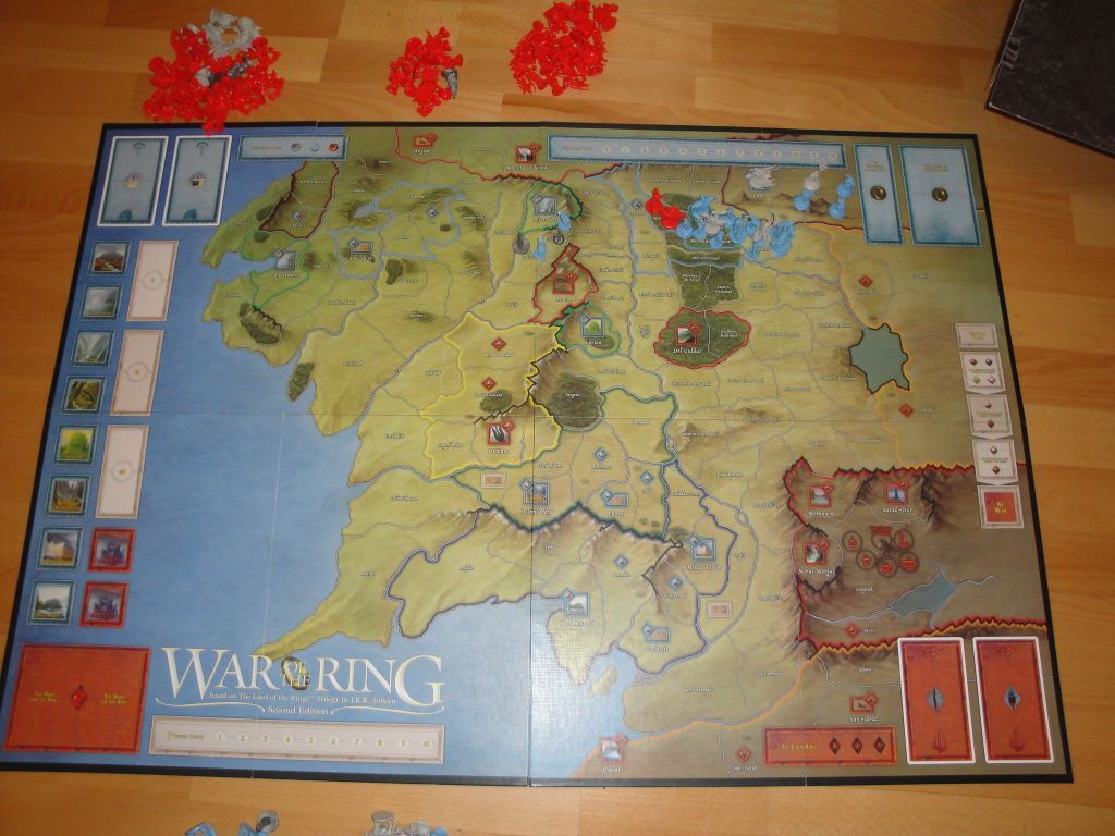 Der Herr der Ringe: Der Ringkrieg spielbrett