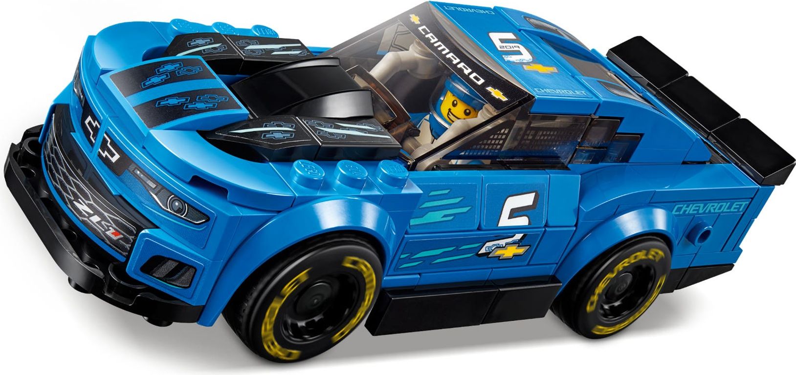 LEGO® Speed Champions Auto da corsa Chevrolet Camaro ZL1 componenti