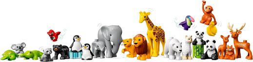 LEGO® DUPLO® Wild Animals of the World animals