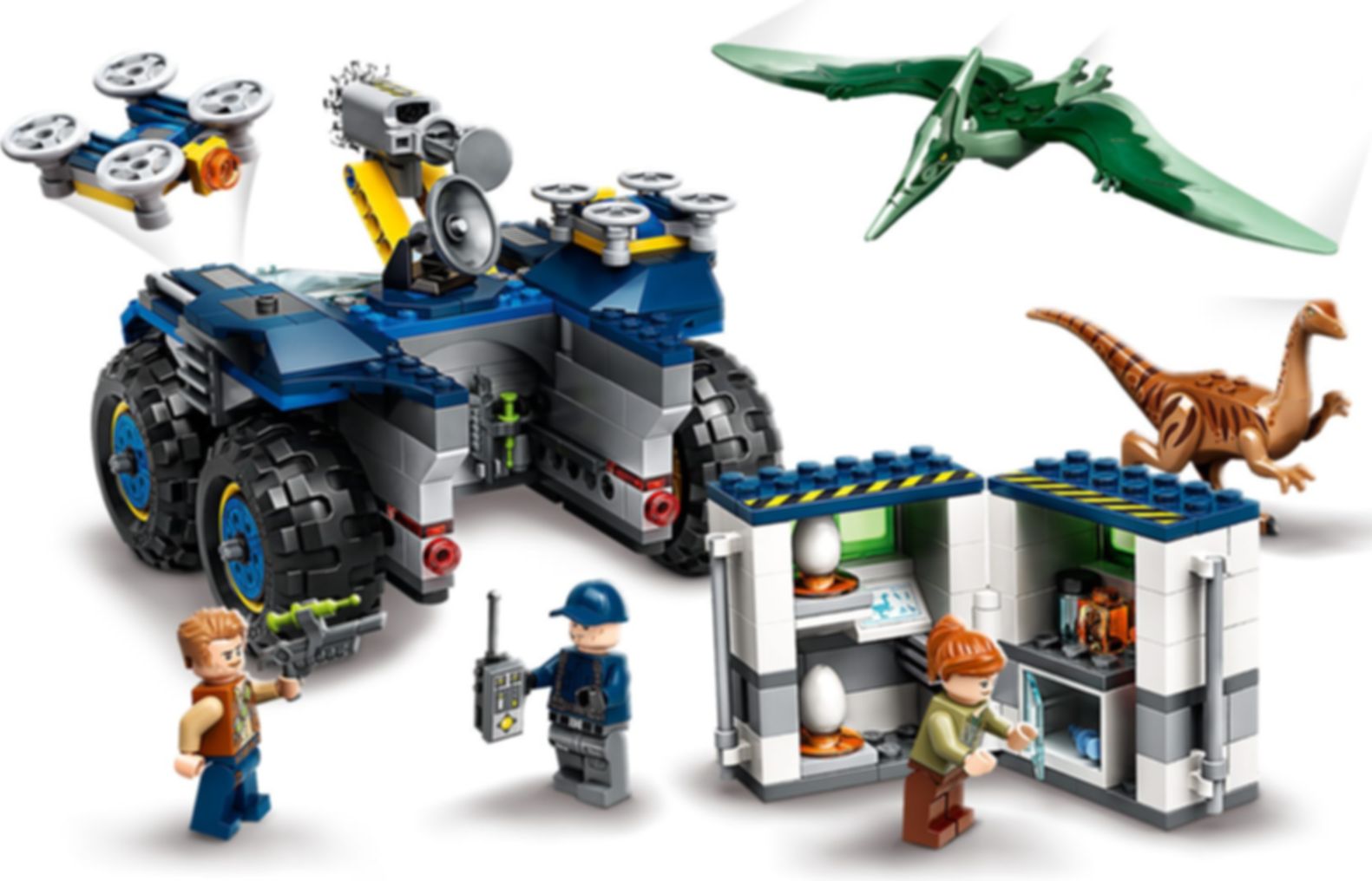 LEGO® Jurassic World Fuga del Gallimimus y el Pteranodon jugabilidad