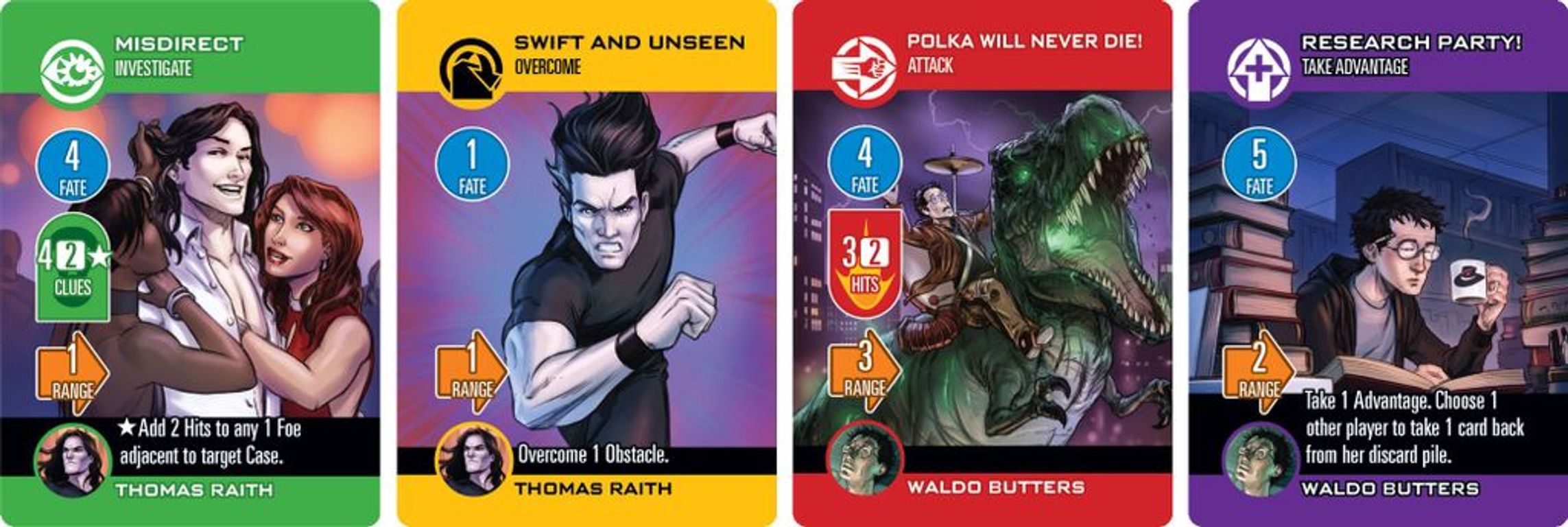 The Dresden Files Cooperative Card Game: Fan Favorites karten