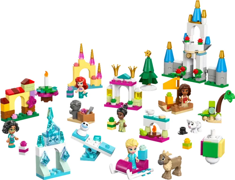 LEGO® Disney LEGO Disney Calendario de Adviento 2024 partes