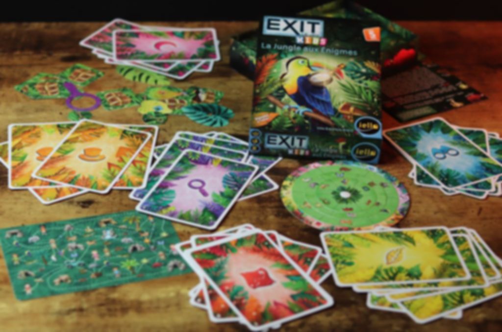 Exit: Le Jeu – Kids: La jungle aux énigmes composants