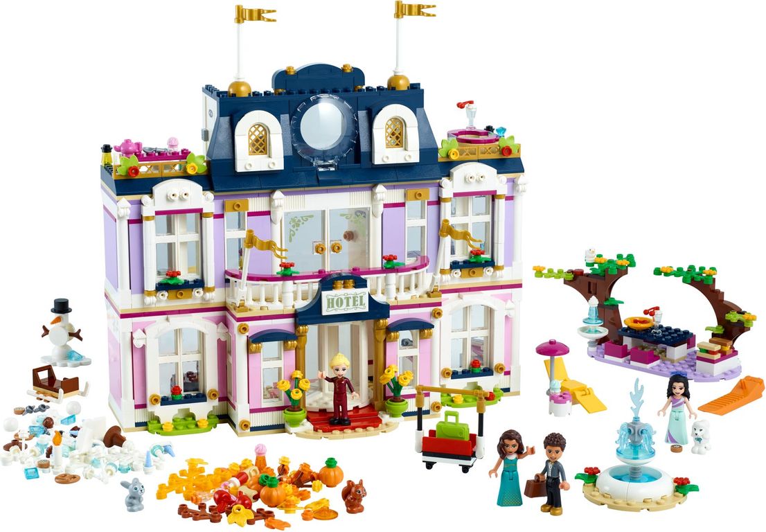LEGO® Friends Heartlake City Grand Hotel components