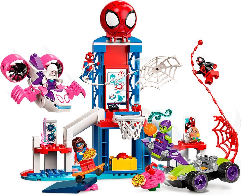 LEGO® Marvel Cuartel General Arácnido de Spider-Man jugabilidad