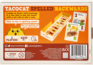 Tacocat Spelled Backwards parte posterior de la caja