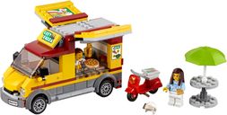 LEGO® City Pizza Van components