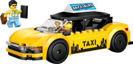 LEGO® City Yellow Taxi components
