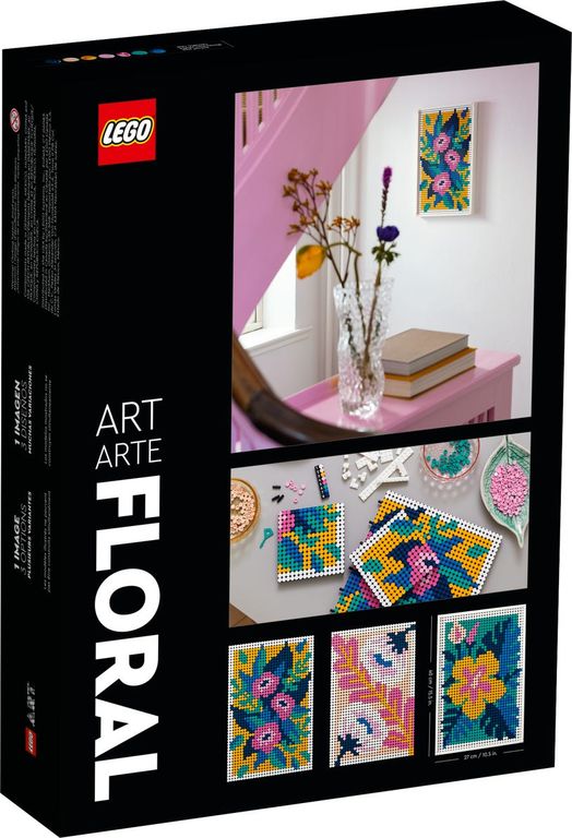 LEGO® Art Arte Floral parte posterior de la caja