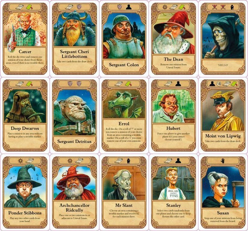 Playfield Di Discworld: Gioco Da Tavolo Di Ankh-Morpork Fotografia