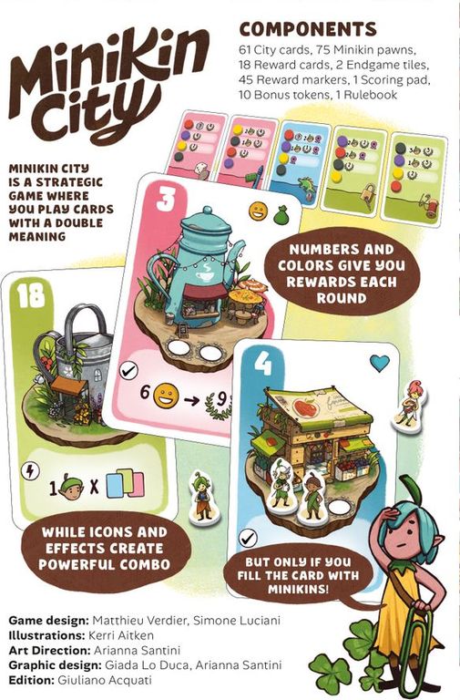 Minikin City back of the box