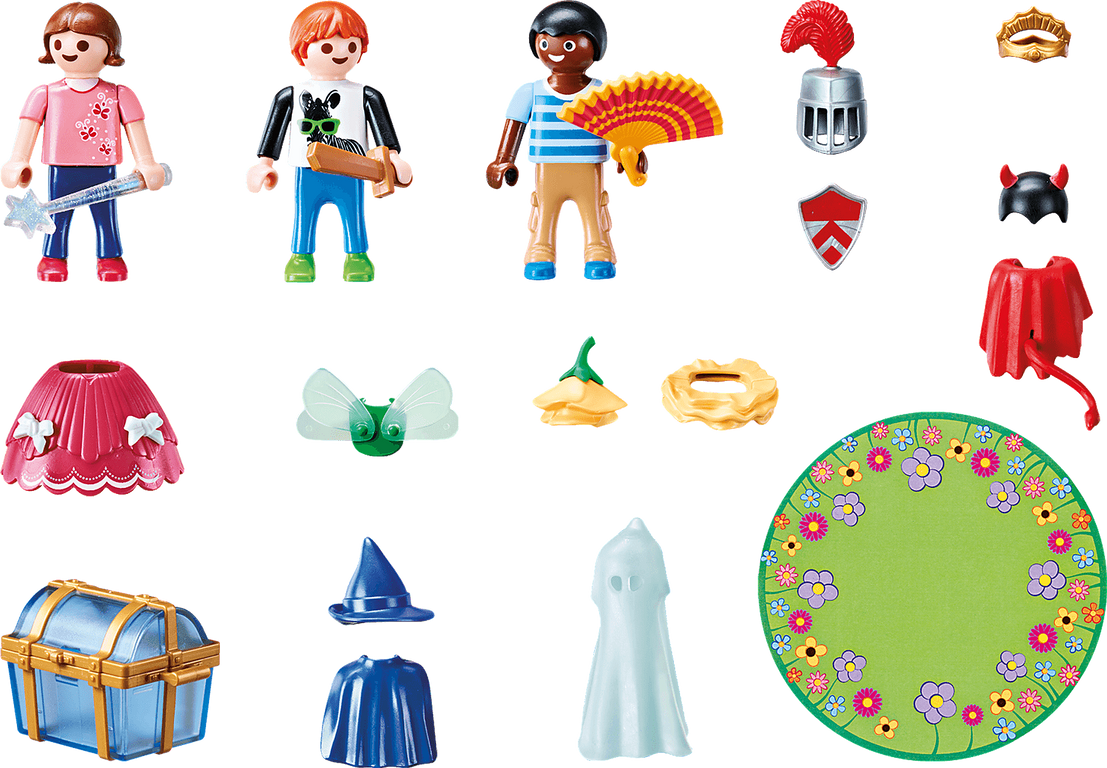 Playmobil® City Life Children with Costumes components