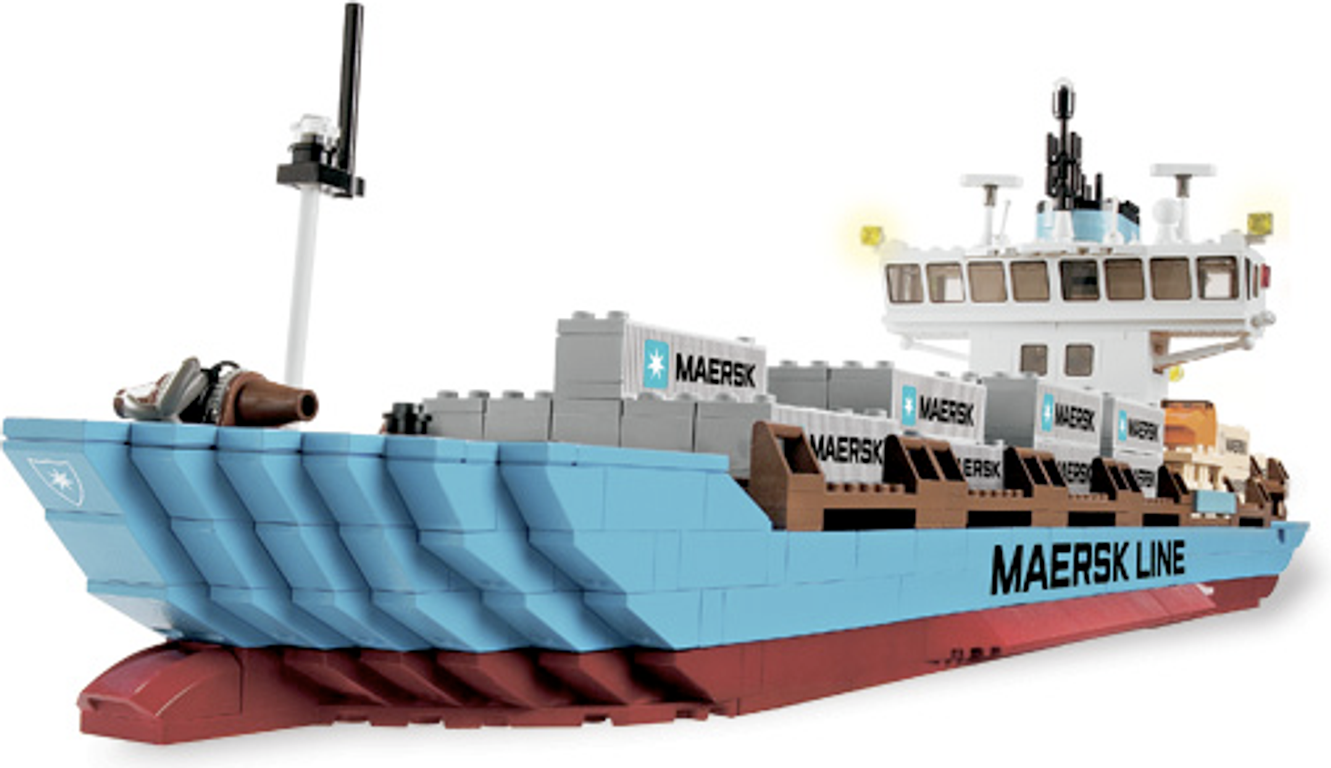 Maersk Container Ship components