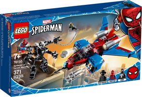 LEGO® Marvel Jet Arácnido vs. Armadura Robótica de Venom