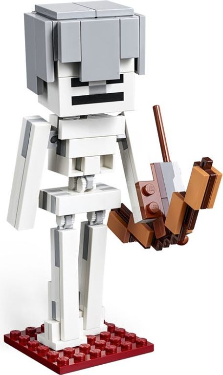 LEGO® Minecraft Skeleton BigFig with Magma Cube components
