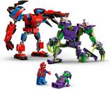 LEGO® Marvel Spider-Man et le Bouffon Vert, le combat des robots composants