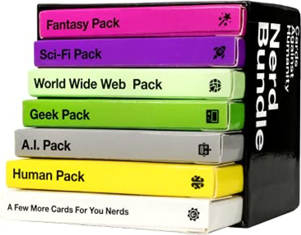 Cards Against Humanity: Nerd Bundle componenti