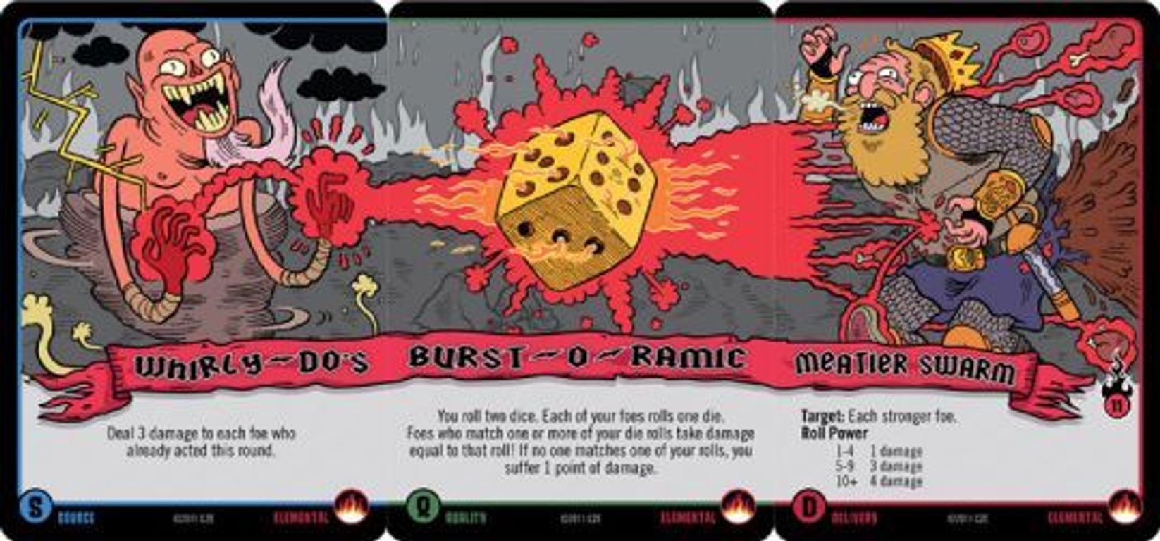 Epic Spell Wars: Baston de Sorciers au Mont du Crâne Chauve. cartes