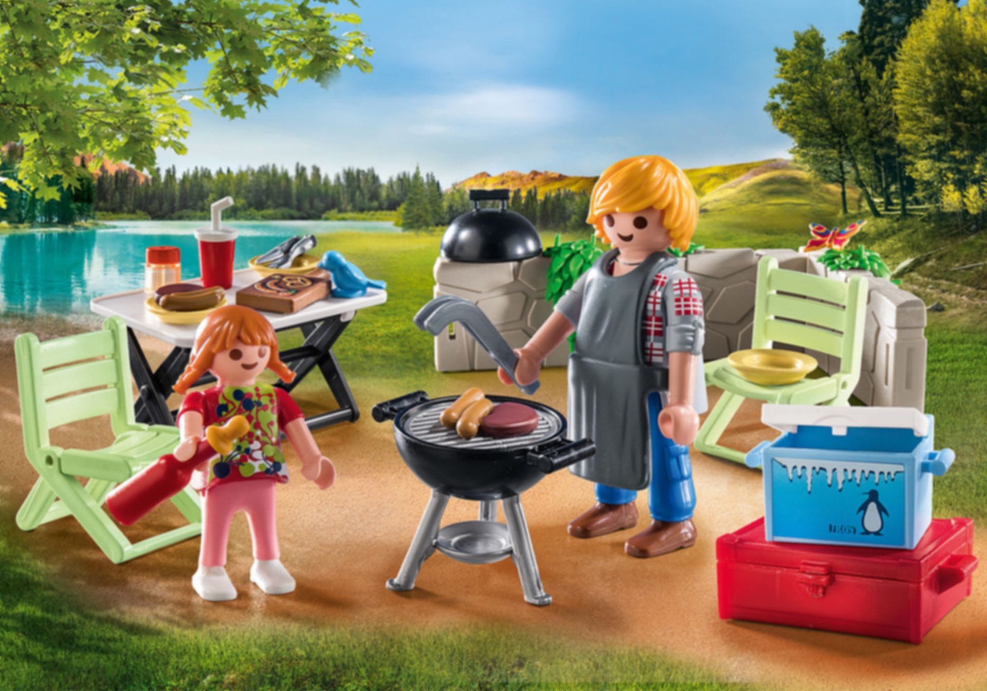 Playmobil® Family Fun Gemeinsames Grillen