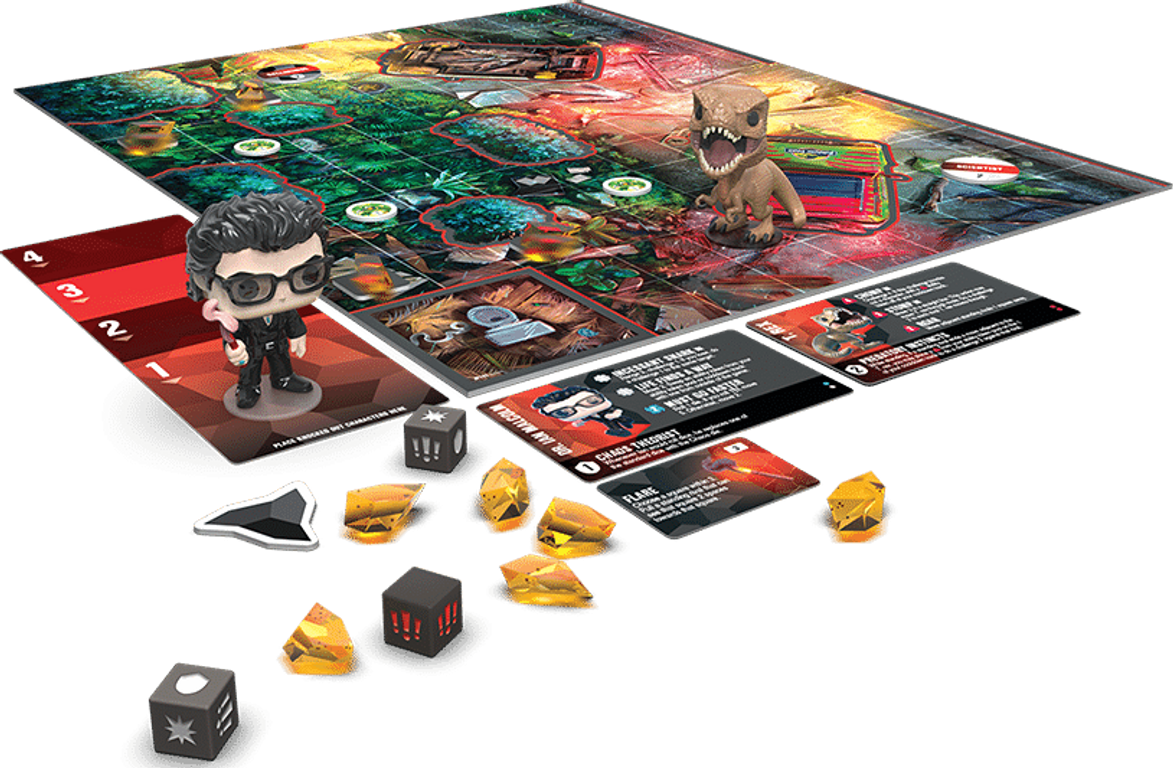 Funkoverse Juego de Estrategia: Jurassic Park 101 partes