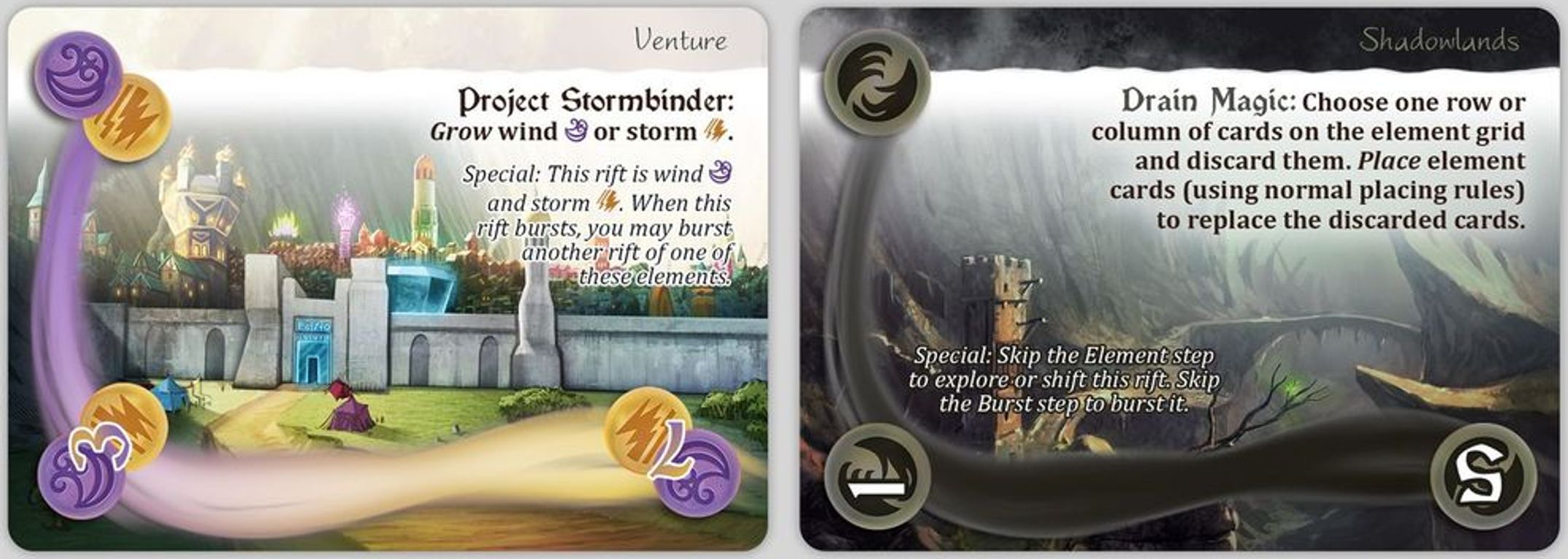 Riftwalker: A Storm Hollow Card Game kaarten