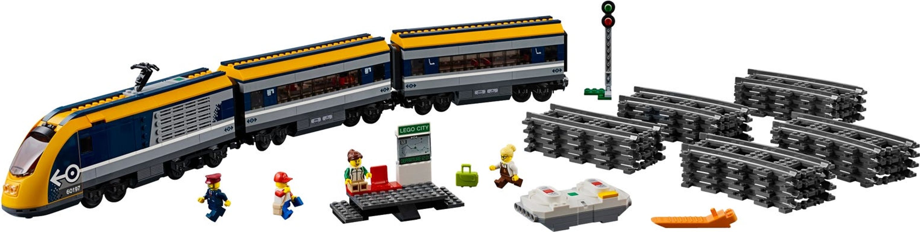 LEGO® City Passenger Train components