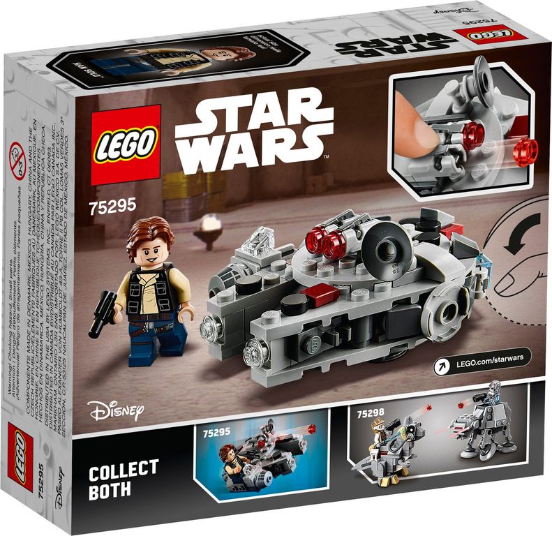 LEGO® Star Wars Millennium Falcon™ Microfighter back of the box