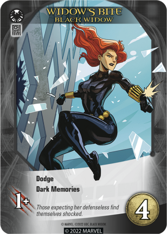 Legendary: A Marvel Deck Building Game – Black Widow kaart