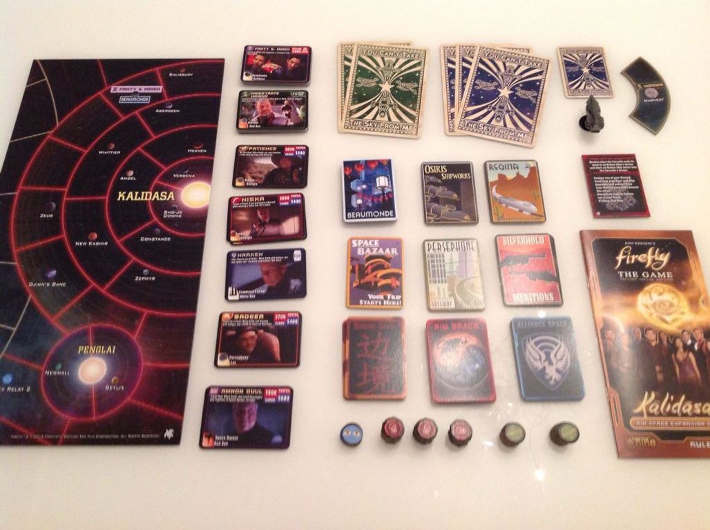 Firefly: The Game - Kalidasa componenten