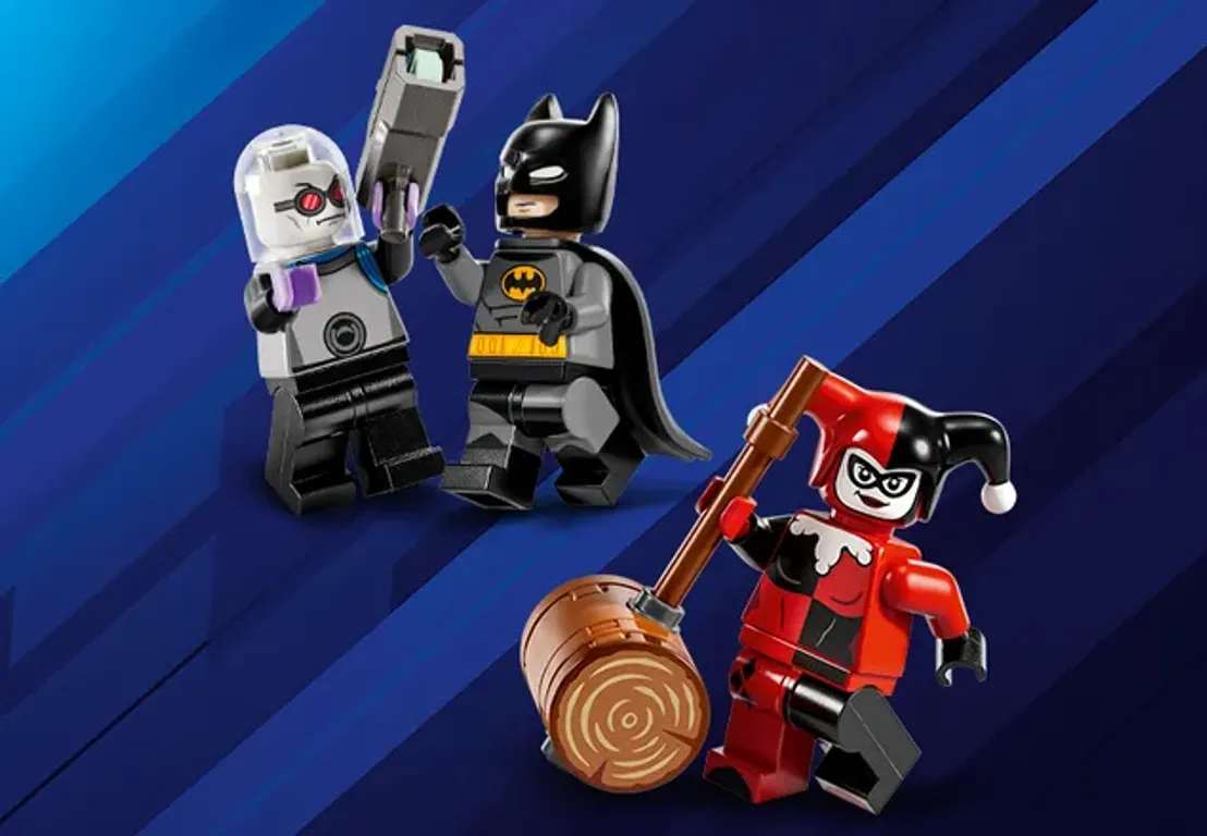 LEGO® DC Superheroes Batman avec la Batmobile contre Harley Quinn et Mr. Freeze