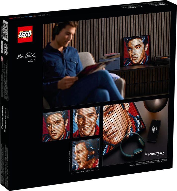 LEGO® Art Elvis Presley – „The King“ rückseite der box