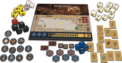 Dragonquest: Fantasy Dice Game components