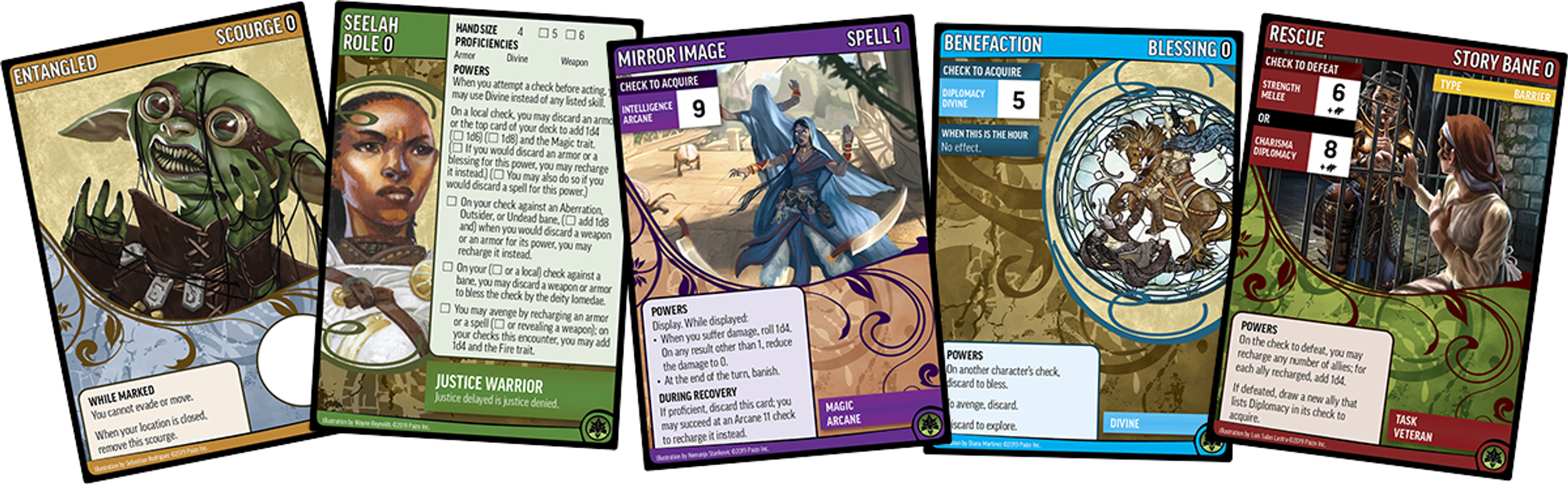 Pathfinder Adventure Card Game: Core Set cards