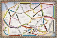 Ticket to Ride Map Collection: Volume 5 - United Kingdom & Pennsylvania game board