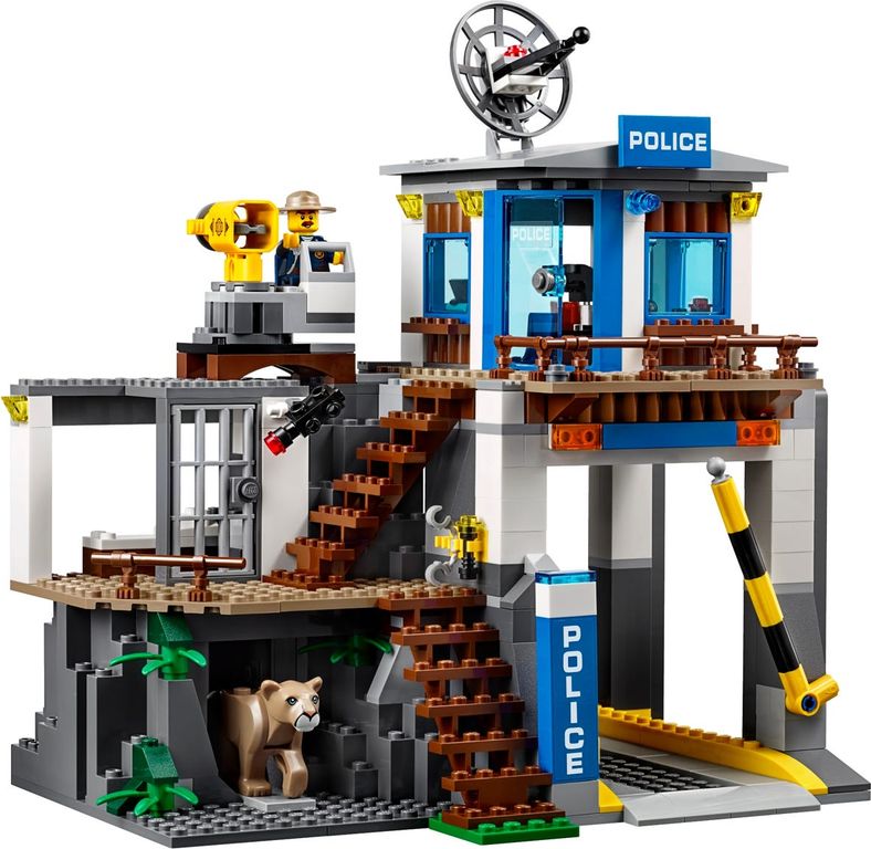 LEGO® City Politiekantoor op de berg componenten