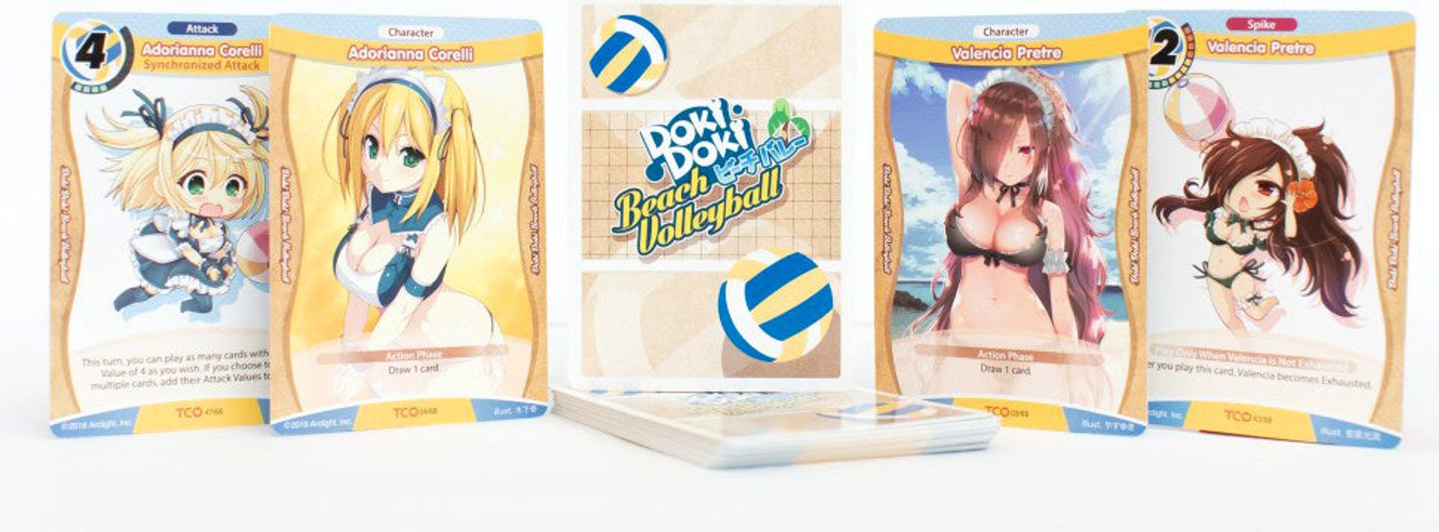 Tanto Cuore: Doki Doki Beach Volleyball cartes
