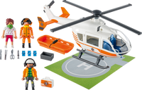 Playmobil® City Life Rescue Helicopter components